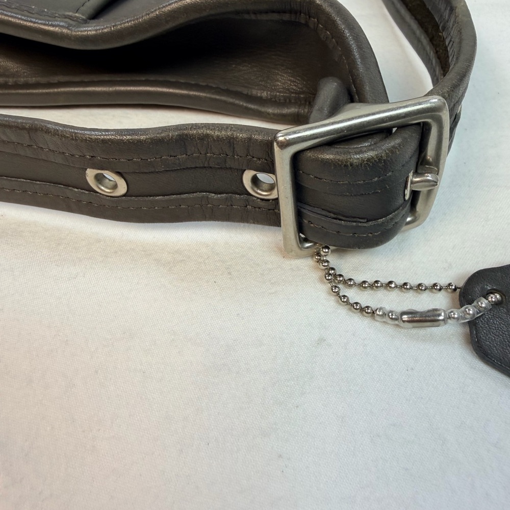 Coach Vintage Legacy Small Zip F9N 9997 Gray Silver Hardware original Hangtag - Picture 8 of 16